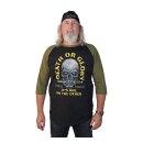 Lethal Threat Death or Glory raglan shirt green/black