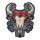 Lethal Threat Western skull patch