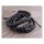Amigaz Rope Sliders & Wood Bead bracelet black
