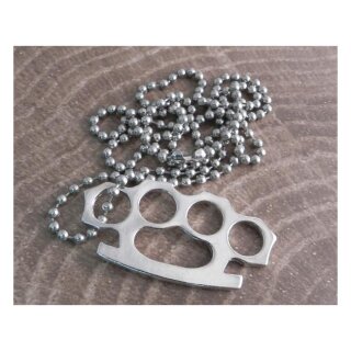 Amigaz brass knucle necklace