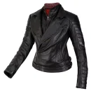 By City Queens Lady Damen Lederjacke schwarz L