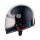 By City Roadster II helmet blue white matt