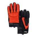 Roeg FNGR Motorrad Handschuhe Nylon Textil Stretch orange