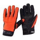 Roeg FNGR Motorrad Handschuhe Nylon Textil Stretch orange