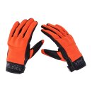 Roeg FNGR Motorrad Handschuhe Nylon Textil Stretch orange