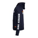 King Kerosin Ride Grass adventure gear hoodie dark blue