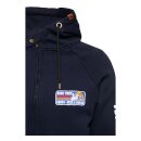 King Kerosin Ride Grass adventure gear hoodie dark blue