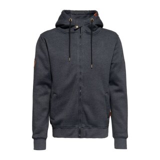 King Kerosin Blanko adventure gear hoodie grey melange