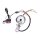 Stoker, electronic speedometer 48mm. Chrome, white face