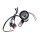 Stoker Elektronik Tacho 48mm schwarz für Harley 96-03