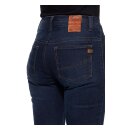 Queen Kerosin Kustombuilt Motor Gear jeans dark blue wash