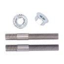 Westland Customs, US to Metric riser stud kit. 1/2-13 to M12