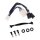 Custom Dynamics, sequential windshield trim. Black