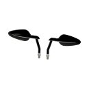Burly, Radar mirror set. Left & Right. Black