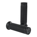 Burly, Slash cut grip set. Black