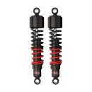 Burly, Stiletto shocks 13" (33cm). Black