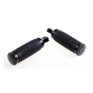 Cult-Werk, Racing rider foot & shift peg set. Gloss black