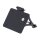 Cult-Werk, side mount license plate bracket, black. CH