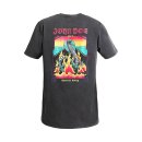 John Doe Snake on Fire T-shirt fade out black