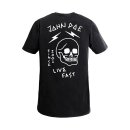 John Doe Live fast Skull T-shirt black