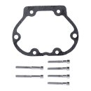JIMS, BILLET TRANSM. END COVER. CHROME