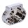 JIMS, BILLET TRANSM. END COVER. CHROME