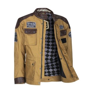 Holy Freedom Quattro Wax EVO jacket havana brown