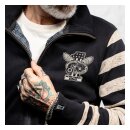 Holy Freedom Papillon windstop sweat black/white