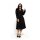 Queen Kerosin Motor Queen swing dress black