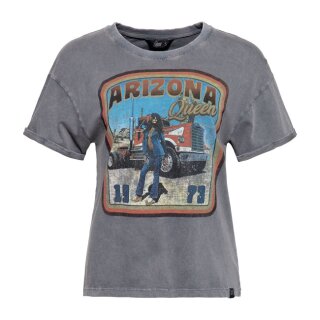 Queen Kerosin Arizona Queen t-shirt steel grey