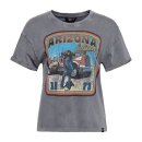 Queen Kerosin Arizona Queen t-shirt steel grey