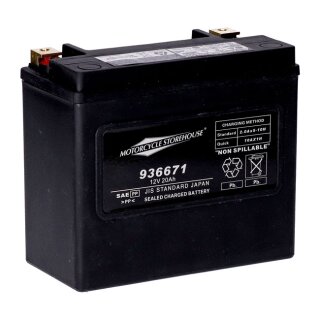 MCS Standard Series - AGM Batterie 12V, 20Ah. 320CCA