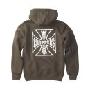 WCC Motorcycle Co. Hoodie olive green