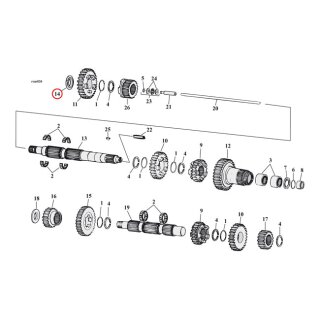 JIMS SPACER, MAINSHAFT