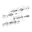 JIMS HEX NUT, MAIN & COUNTERSHAFT