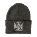 WCC OG roll-up beanie grey melange