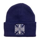 WCC OG roll-up beanie navy