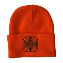 WCC OG roll-up beanie dark orange