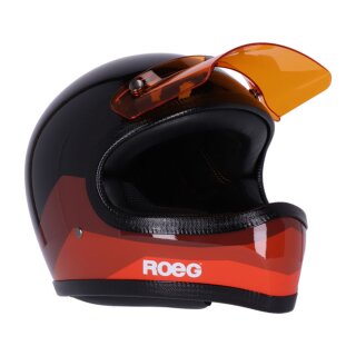 Roeg Peruna 2.0 Mauna Helm schwarz orange glänzend graphic