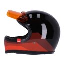 Roeg Peruna 2.0 Mauna Helm schwarz orange glänzend graphic