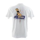 JIMS T-SHIRT WHITE -PIN-UP GIRL- M