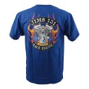 JIMS T-SHIRT BLUE -JIMS 131- M