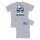 JIMS T-SHIRT GREY -SKULLS- M