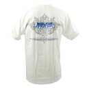 JIMS T-SHIRT WHITE - TRIBAL FLAME- M