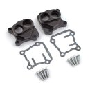 JIMS, Twin Cam billet tappet cover set. Black