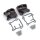 JIMS, Twin Cam billet tappet cover set. Black