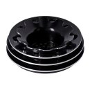 JIMS, cam cover / heat sink. Black