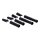 JIMS, billet A Cut Above aluminum pushrod cover kit. Black