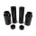 Cult-Werk, 6-piece fork tube cover kit. Gloss black