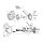 CHAIN OILER ADJ.SCREW.(HEX HEAD)
